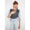 Écharpe De Portage Tricot-Slen Organic Extensible Bio Anthracite 540 Cm De Babylonia -Produits Pour Bébé 00667001 1