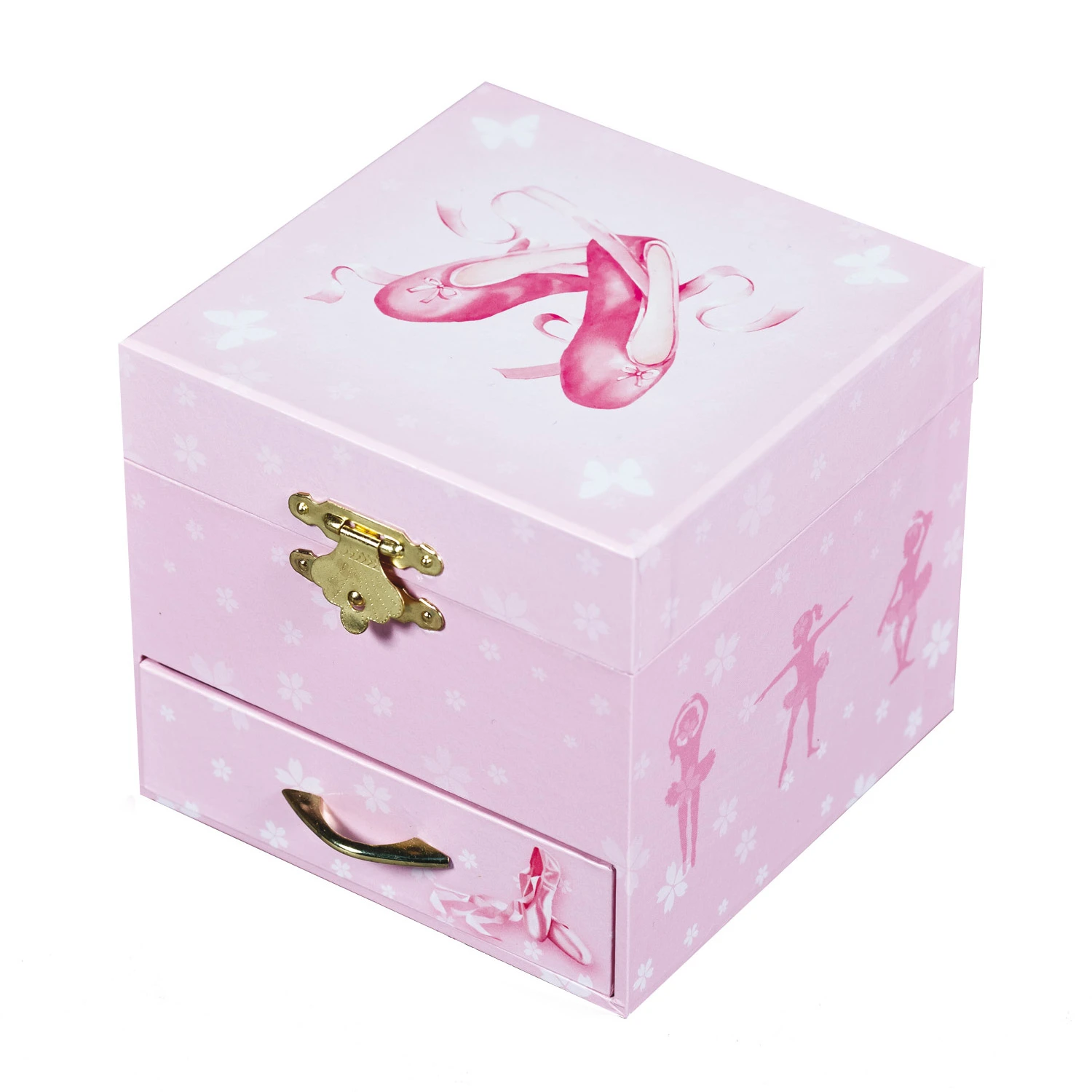 Coffret Musique Cube Chausson Rose De Trousselier 2 Coffret Musique Cube Chausson Rose De Trousselier