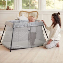 Lit Parapluie Light Argent De BabyBjörn -Produits Pour Bébé 01012203 8