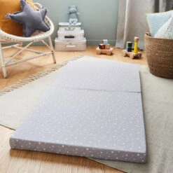 Matelas De Voyage Imprimé Etoile 60 X 120 Cm De P'tit Lit -Produits Pour Bébé 01063063 5