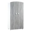 Hugo Armoire 2 Portes Gris / Blanc De Sauthon Baby's Sweet Home -Produits Pour Bébé 01068918 1