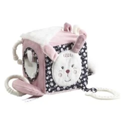 Miss Fleur De Lune Cube D'activités Rose De Sauthon Baby Déco
