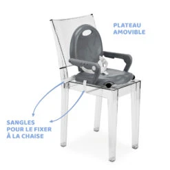 Rehausseur Pocket Snack Dark Grey De Chicco -Produits Pour Bébé 01089503 5