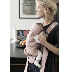 Porte-bébé Mini Vieux Rose Coton De BabyBjörn -Produits Pour Bébé 01102884 4