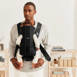 Porte-bébé Mini Noir Coton De BabyBjörn -Produits Pour Bébé 01102885 6