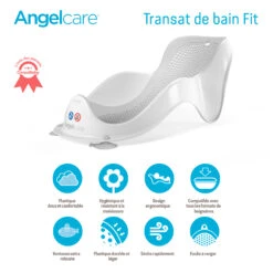 Transat De Bain Fit Gris De Angelcare 20 Transat De Bain Fit Gris De Angelcare -Produits Pour Bébé 01105196 9