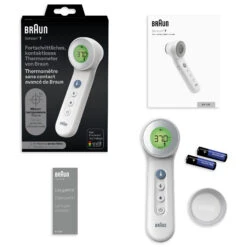 Thermomètre Frontal Sans Contact Braun SensianTM 7 Avec Technologie Age Precision® (BNT400) BNT400 De Braun -Produits Pour Bébé 01108175 6