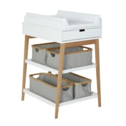 Table à Langer Hip Avec Tiroir Blanc / Naturel De Quax -Produits Pour Bébé 01109145 4