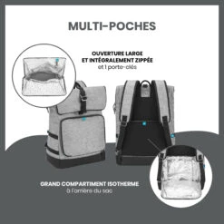 Sac à Dos à Langer Le Sancy Smokey De Babymoov -Produits Pour Bébé 01109376 4