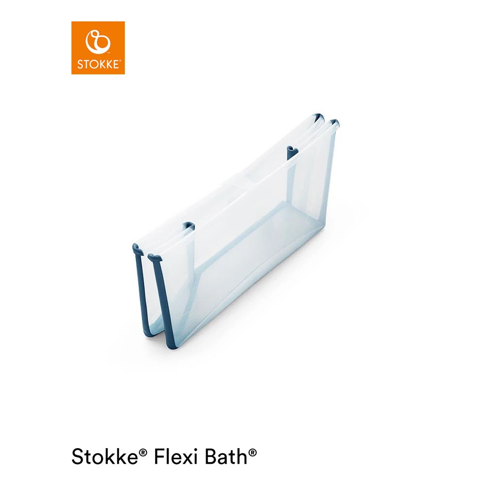 Baignoire Flexi Bath™ Bouchon Thermique Transparent/bleu De Stokke® 4 Baignoire Flexi Bath™ Bouchon Thermique Transparent/bleu De Stokke® – Image 3