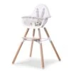 Chaise Haute Evolu 2 + Arceau Naturel/Blanc De Childhome -Produits Pour Bébé 01115616 1
