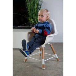 Chaise Haute Evolu 2 + Arceau Naturel/Blanc De Childhome -Produits Pour Bébé 01115616 10