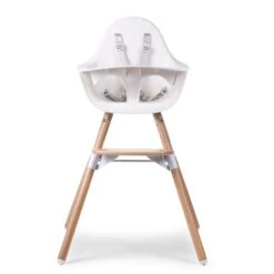 Chaise Haute Evolu 2 + Arceau Naturel/Blanc De Childhome -Produits Pour Bébé 01115616 4