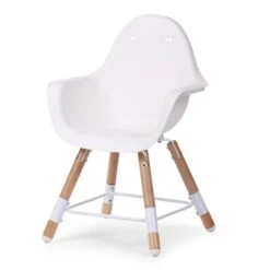 Chaise Haute Evolu 2 + Arceau Naturel/Blanc De Childhome -Produits Pour Bébé 01115616 5