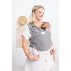 Écharpe De Portage Tricot-Slen Organic Extensible Bio Organic Silvercloud De Babylonia -Produits Pour Bébé 01122110 3