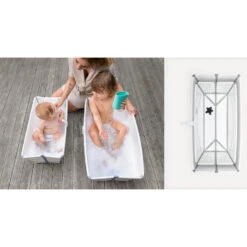 Baignoire Flexi Bath™ XL Transparent Bleu De Stokke® -Produits Pour Bébé 01125189 3
