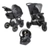 Poussette Trio Activ3 Top Dark Jet Black De Chicco -Produits Pour Bébé 01126921 1