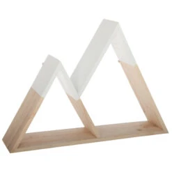 Étagère Montagne Blanc/Bois De Atmosphera