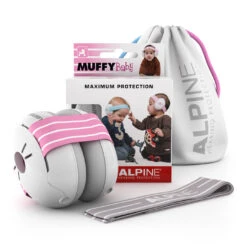 Casque Anti-bruit Muffy Baby Pink De Alpine -Produits Pour Bébé 01132174 2