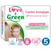 Couches écologiques Blanc T5 De Love & Green -Produits Pour Bébé 01134644 1