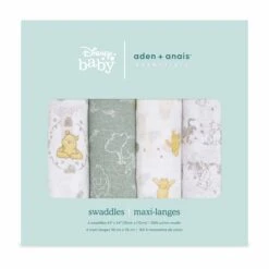 Lot De 4 Maxi-Langes Mousseline Winnie De Aden + Anais Essentials -Produits Pour Bébé 01135181 7