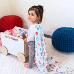 Lot De 2 Maxi Langes Wonder Woman De Aden + Anais Essentials -Produits Pour Bébé 01136058 3