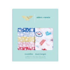 Lot De 2 Maxi Langes Wonder Woman De Aden + Anais Essentials -Produits Pour Bébé 01136058 4