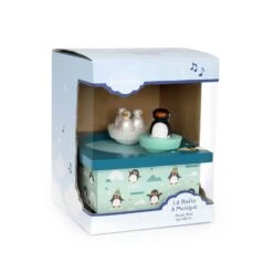 Boîte à Musique Bois Pingouin De Trousselier -Produits Pour Bébé 01138371 5