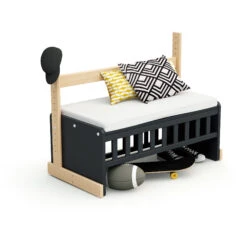 Berceau Cododo Confort Graphite Et Hêtre De AT4 -Produits Pour Bébé 01149040 5