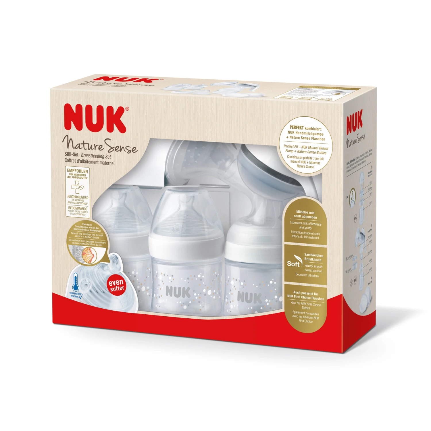 Tire-lait Manuel Nature Sense Blanc De Nuk 4 Tire-lait Manuel Nature Sense Blanc De Nuk – Image 2