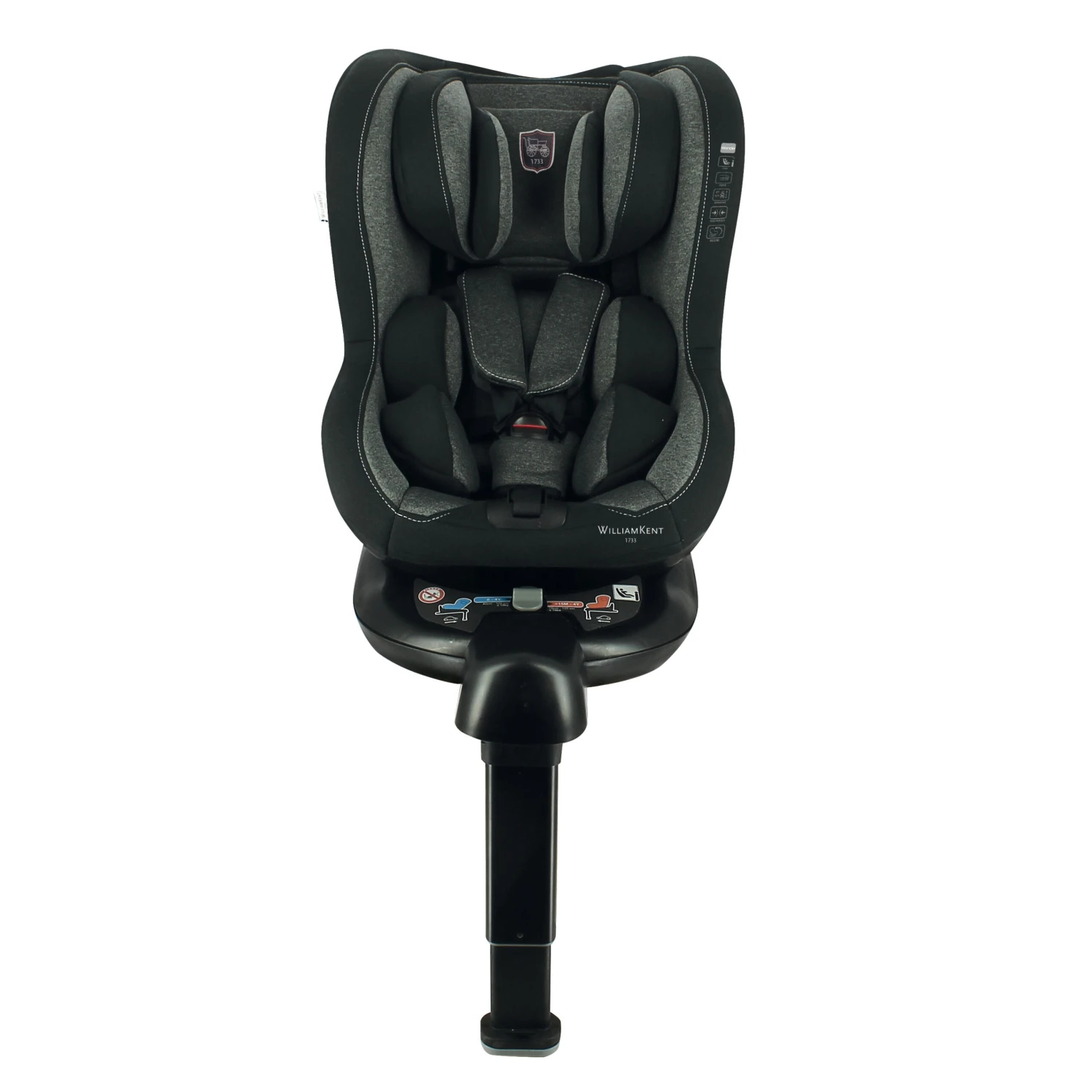 Siège Auto Wonder I-Size Noir/Gris De William Kent 1733 4 Siège Auto Wonder I-Size Noir/Gris De William Kent 1733 – Image 2
