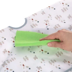 LÄSSIG Lot De 2 Bavoirs Manches Longues Avec Poche Tiny Farmer Mouton De Lässig -Produits Pour Bébé 01149866 3