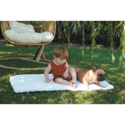Matelas Bébé De Voyage Ocean Friendly Blanc/Bleu 60 X 120 Cm De Candide -Produits Pour Bébé 01150395 7