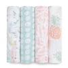 Lot De 4 Maxi-Langes Mousseline Tropicalia De Aden + Anais Essentials 1 Lot De 4 Maxi-Langes Mousseline Tropicalia De Aden + Anais Essentials -Produits Pour Bébé 01150913 1