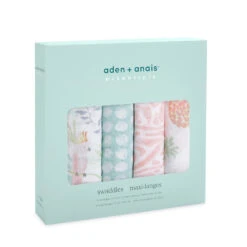 Lot De 4 Maxi-Langes Mousseline Tropicalia De Aden + Anais Essentials -Produits Pour Bébé 01150913 7