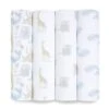 Lot De 4 Maxi-Langes Mousseline Natural History De Aden + Anais Essentials -Produits Pour Bébé 01150915 1