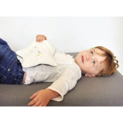 Mon étoile Relax Bouillotte Graines De Lin Blanc/Gris De Candide -Produits Pour Bébé 01151288 5