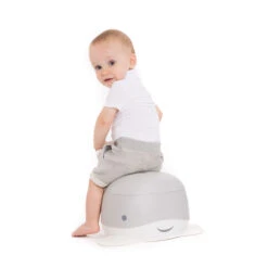 B-Petit Pot Baleine Pastel Gris De Bo Jungle -Produits Pour Bébé 01151379 10