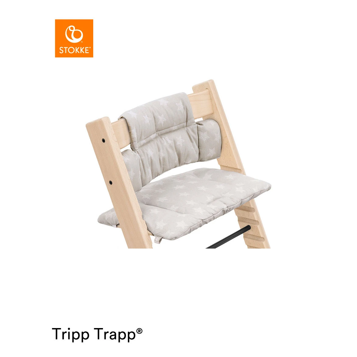 Coussin De Chaise Tripp Trapp® Stars Silver De Stokke® 4 Coussin De Chaise Tripp Trapp® Stars Silver De Stokke® – Image 2