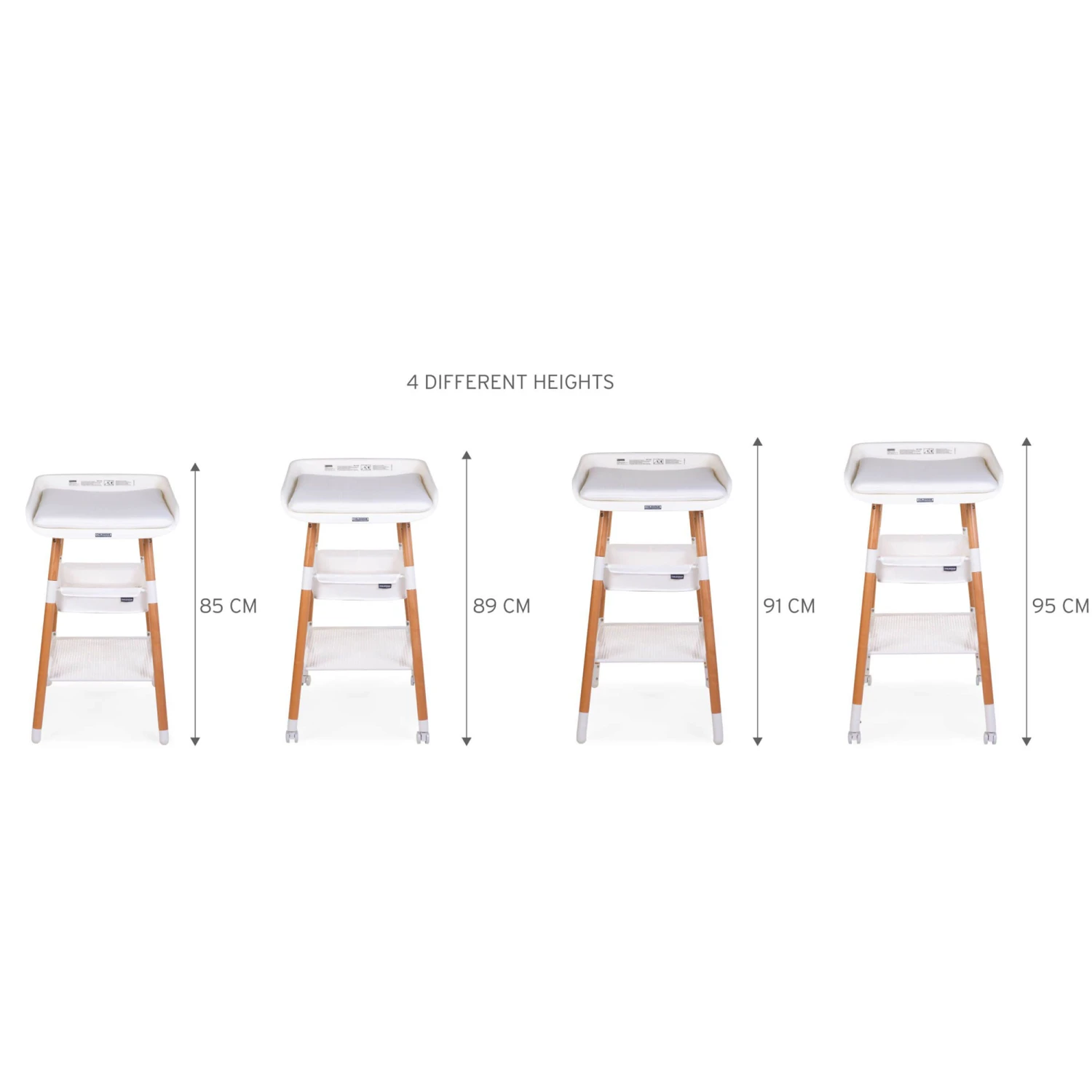 Evolux Table à Langer Naturel Blanc De Childhome 12 Evolux Table à Langer Naturel Blanc De Childhome – Image 10