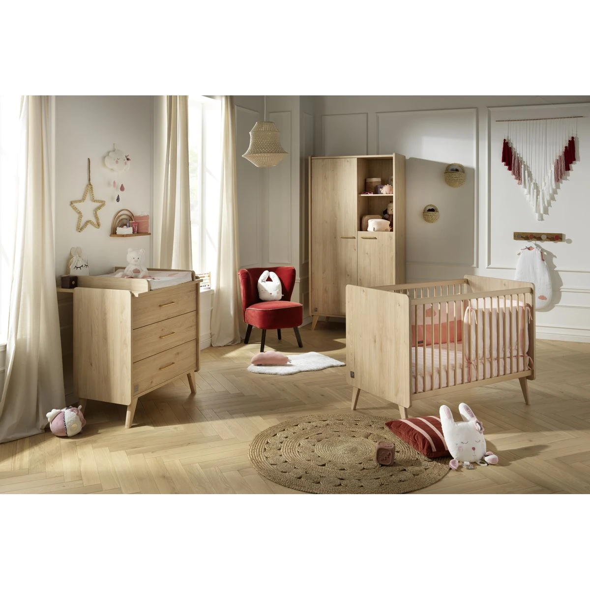 Arty Commode 3 Tiroirs Chêne Suave De Sauthon Baby's Sweet Home 7 Arty Commode 3 Tiroirs Chêne Suave De Sauthon Baby's Sweet Home – Image 5
