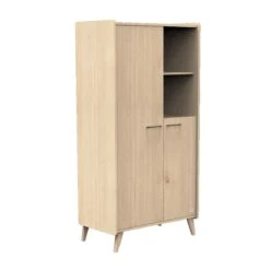 Arty Armoire 2 Portes Chêne Suave De Sauthon Baby's Sweet Home -Produits Pour Bébé 01156299 3