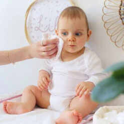 Rose & Lili Lot De 6 Lingettes Lavables Rose De Trois Kilos Sept -Produits Pour Bébé 01156640 3