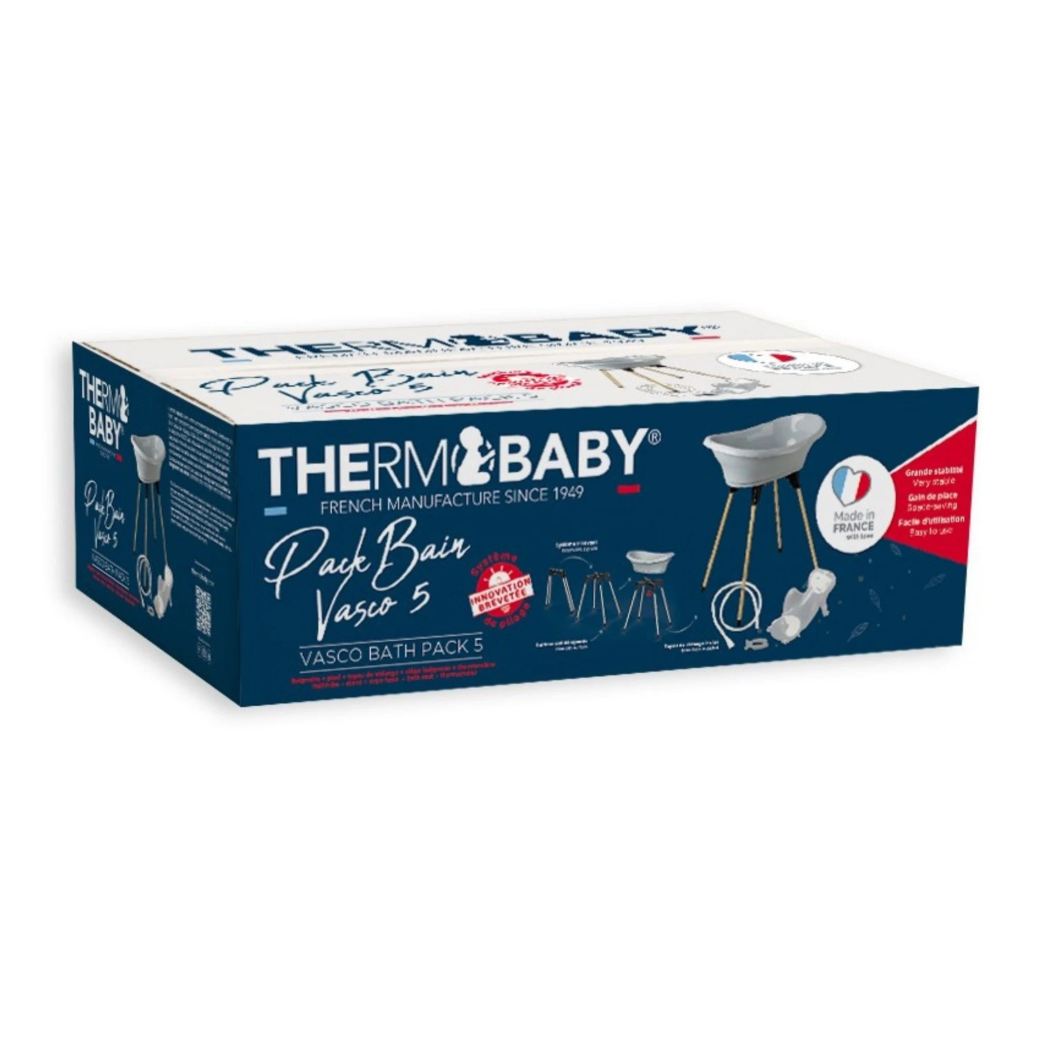THERMOBABY® Pack Transat Vasco 5 En 1 Gris Charme De Thermobaby 12 THERMOBABY® Pack Transat Vasco 5 En 1 Gris Charme De Thermobaby – Image 10