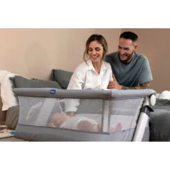 Berceau Cododo Next 2 Me Pop Up Grey Mist De Chicco -Produits Pour Bébé 01161501 10