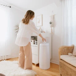 Poubelle à Couches Dress Up XL Blanc De Angelcare -Produits Pour Bébé 01162107 4