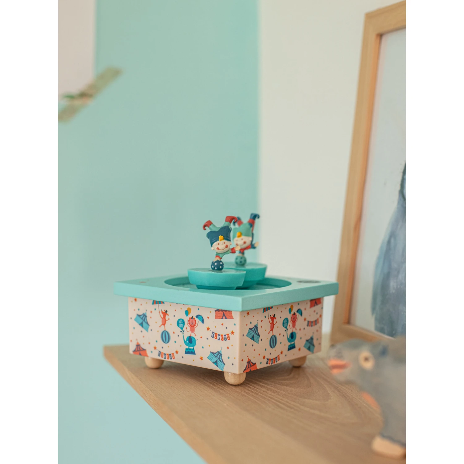 Boîte à Musique Bois Dancing Acrobates De Trousselier 7 Boîte à Musique Bois Dancing Acrobates De Trousselier – Image 5