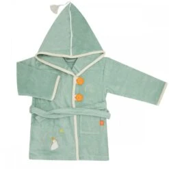 Peignoir Pingouin Vert 2-4 Ans De L'Oiseau Bateau