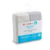 Lot De 2 Housse à Matelas à Langer Ecru/Perle De Formula Baby