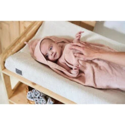 River Knit Housse De Matelas à Langer Blanc Crème 50 X 70 Cm De Jollein -Produits Pour Bébé 01166567 5